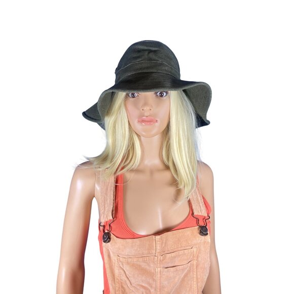 NWT Tilley Hemp Broad Brim Natural Hat Olive Large MSRP$115 New - Picture 11 of 16